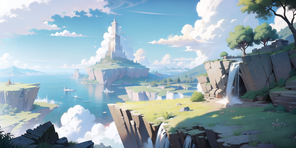 00031-3545706602-({{highres,}},masterpiece,ultra-detailed,best quality,8k)cloud, sky, scenery, day, blue_sky, mountain, cloudy_sky, outdoors, wat.png